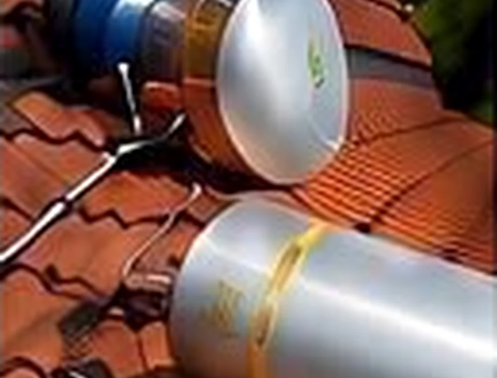 Solar geyser installation